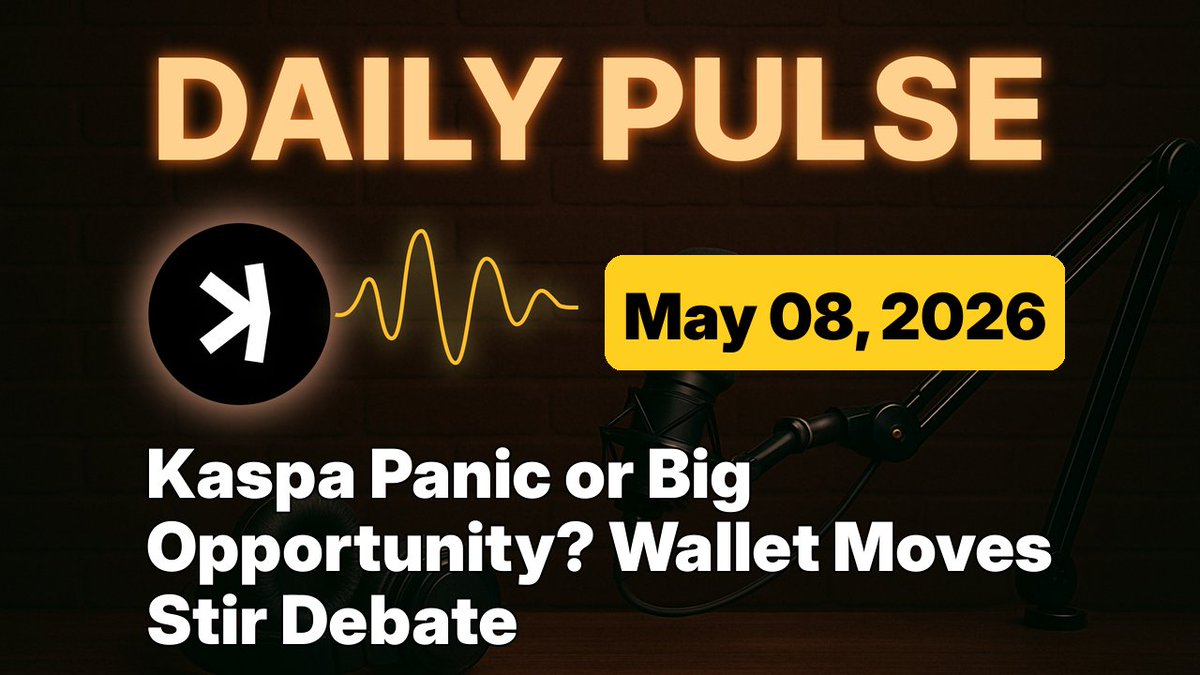 Kaspa Daily Pulse tweet media