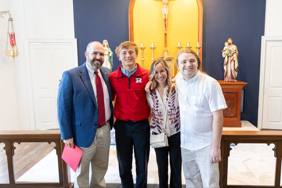ArchRUMMEL's tweet photo. This week, we had the honor of recognizing several current Raiders with special scholarship awards celebrating leadership, perseverance, service, and brotherhood. Congratulations to our 2026 scholarship recipients:

🏆 Michael Chepolis Scholarship — Gage Ahysen
🏆 Ed Daniels Scholarship — Adrian Mitchell
🏆 Lige Hensley Scholarship — Sean Hirstius & Carlin Kinchen(not pictured)
🏆 Matthew Vega ’01 Scholarship — Pedro Vasquez

These scholarships, established by members of the Rummel family and community, reflect the lasting impact of Archbishop Rummel alumni and supporters who continue investing in future generations of Raiders. 

Congratulations to these young men for representing the very best of faith, community, service, and excellence at Rummel!