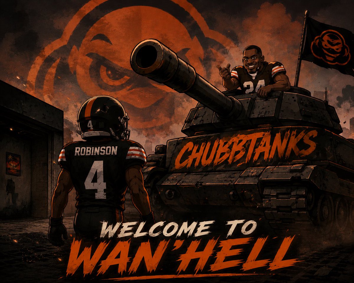 Chubbtanks's tweet photo. BREAKING: Chubbtanks send RB David Montgomery to Upside Guys in return for WR Wan’Dale Robinson. 

WELCOME TO WAN’HELL!!!! 

#TankOn https://t.co/9oWoYdNmyM