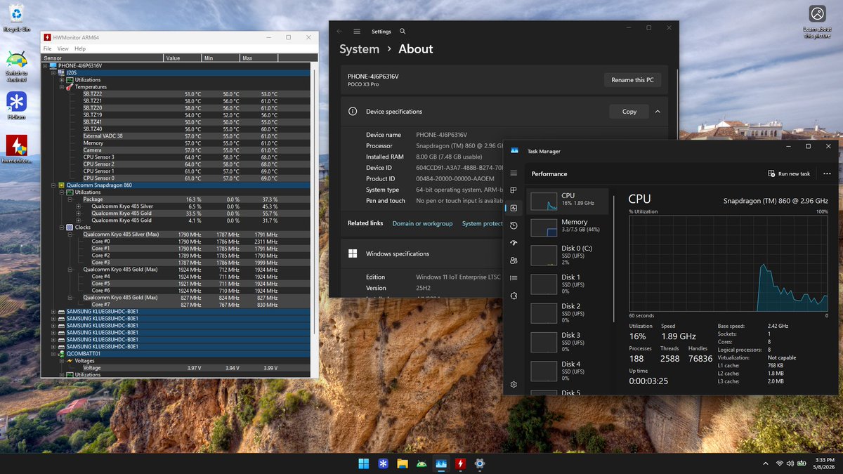 coldarchie's tweet photo. got bored so i installed windows on my poco phone
tbh the last time i installed the os wasnt that great, im glad maintainers keep polishing ts https://t.co/3ikL9t2hZp