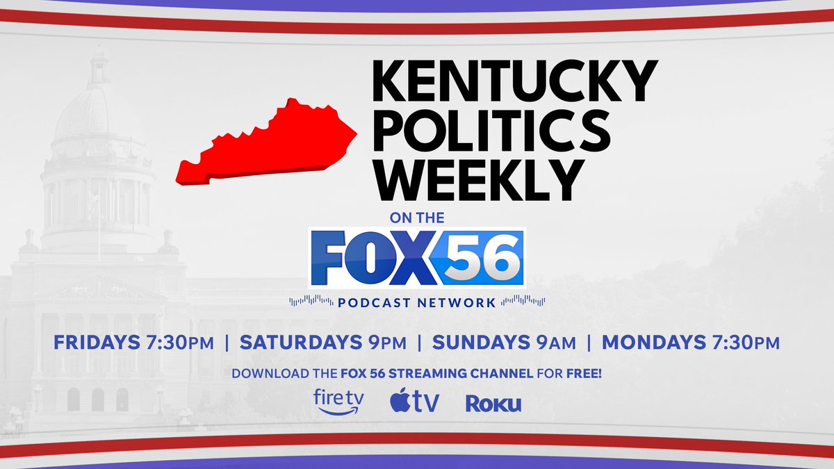 KyPolWeekly's tweet photo. @ShaneNoem joined KPW on the @FOX56News podcast network show to talk about the primary races in Northern Kentucky.  Also, the KPW crew discusses the Trump endorsements and basks in their Derby picks. https://t.co/TDZys7GKtz