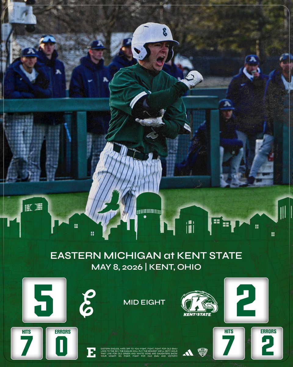 EMU_Baseball's tweet photo. Added an insurance run with an RBI single by TJ Williams! https://t.co/fRRxw7Uela