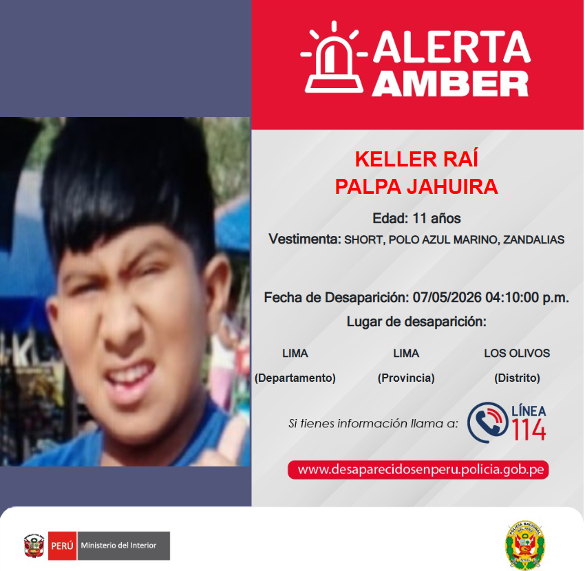 Alerta Amber PNP tweet media