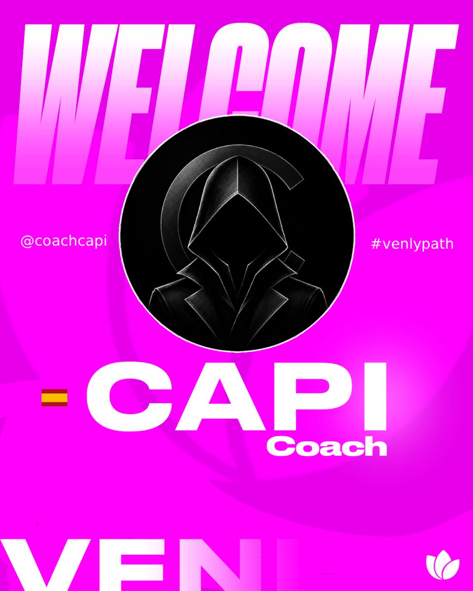 venlyesports's tweet photo. ¡BIENVENIDO, CAPI! 🇪🇸
Nuestro nuevo coach para el equipo español, uno de los mejores de su región, se une al equipo para mejorar el rendimiento y desempeño de nuestros jugadores. 🩷
#VenlyPath
👨🏫 | @CoachCapi
🎨 | @AdgoVisuals https://t.co/R6tmmsJERq