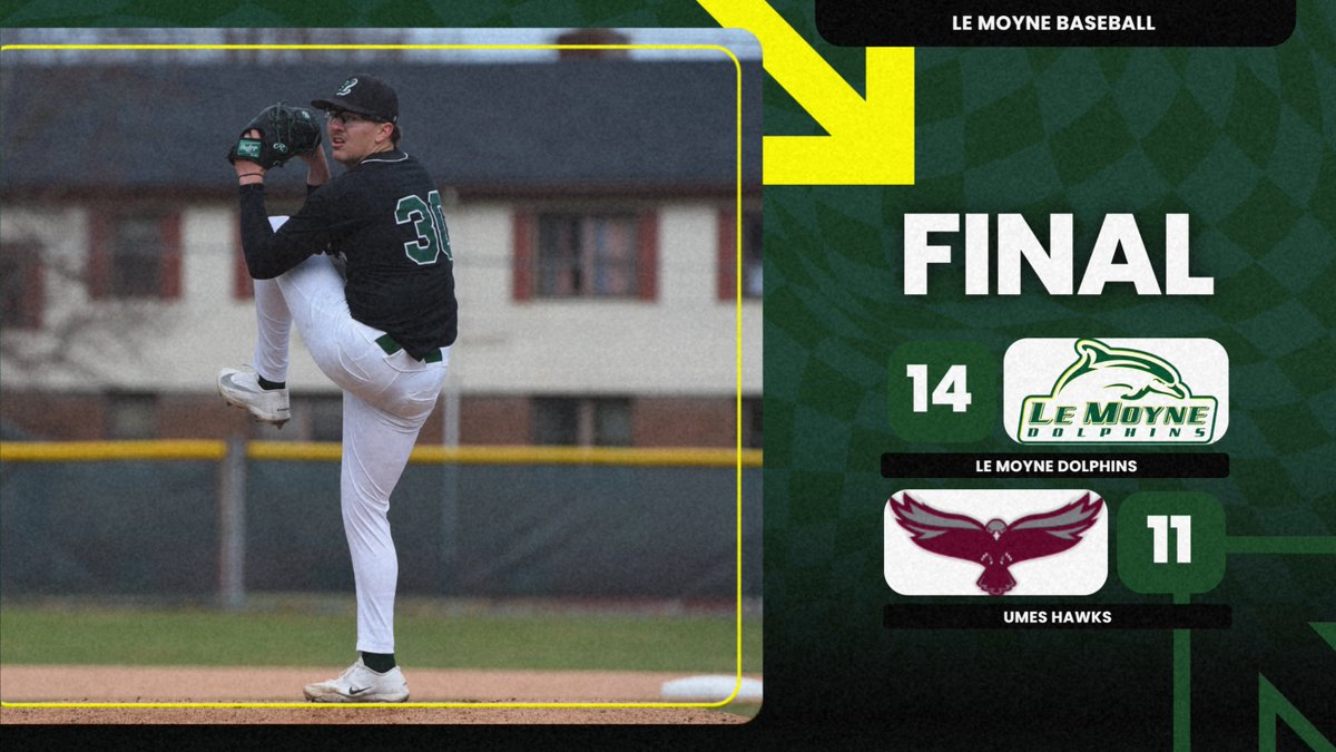 LeMoyneBaseball's tweet photo. Completed the doubleheader sweep!

Wegrzyn had three hits and Goodness, Brozon, Cannon, Anthony and Whelehan each had two. Whelehan led us with four RBI and Goodness and Cannon each had two.
VanMarter earned the win after striking out five over a career-high six innings. https://t.co/usv7Z9xax0