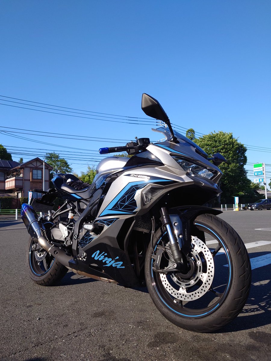 かずき 5月5日、こどもの日の🥷🏍️💨 #ZX25R #Ninja