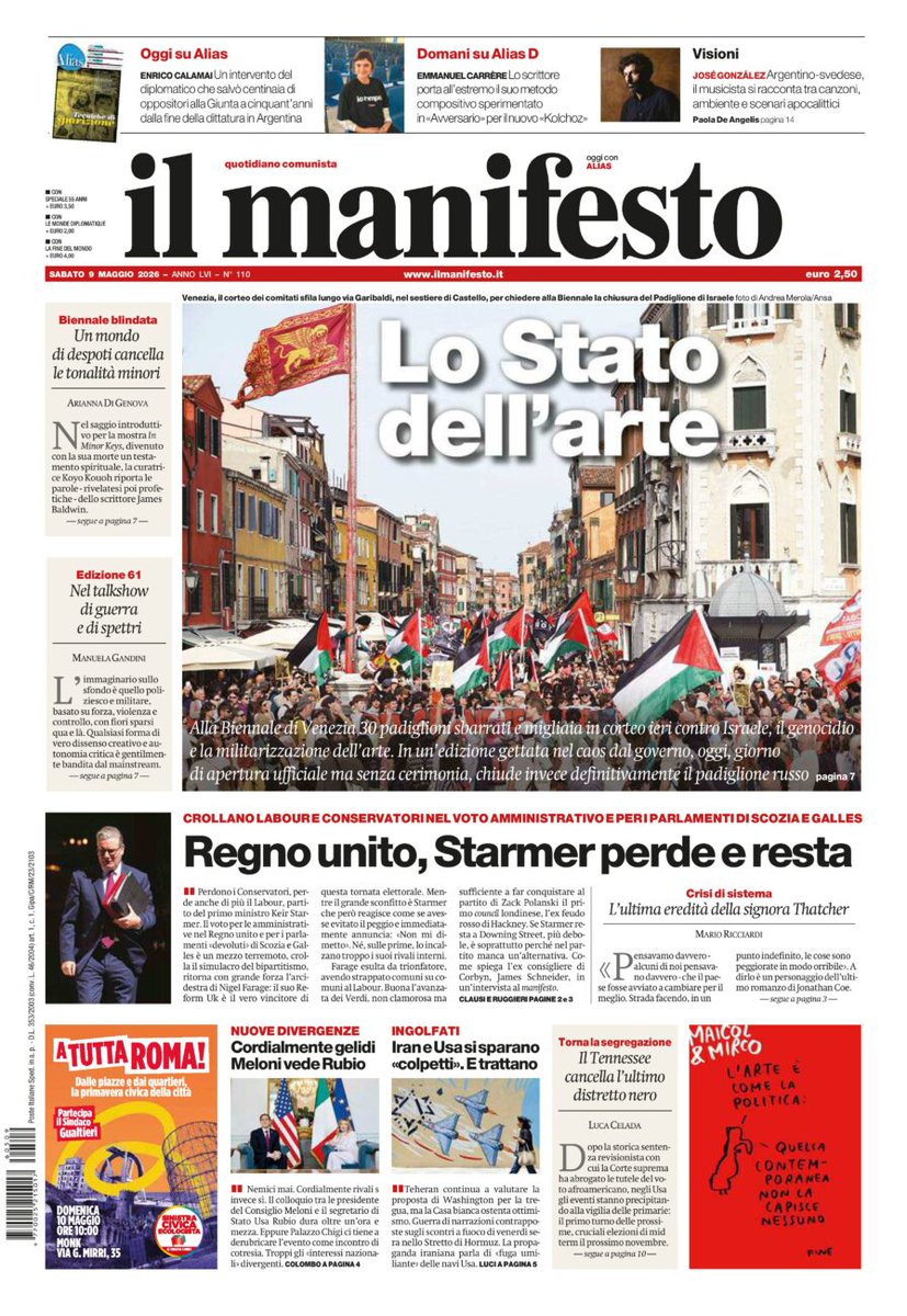 il manifesto tweet media