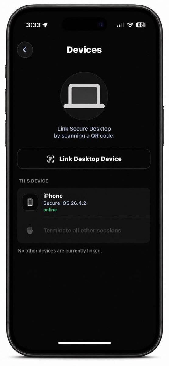 Secure Update

We are currently in active development of the desktop version of Secure.

The desktop client will allow you to sync directly with your mobile app for a seamless secure messaging experience across devices.

Serverless.
P2P over Tor hidden services.
No phone numbers.