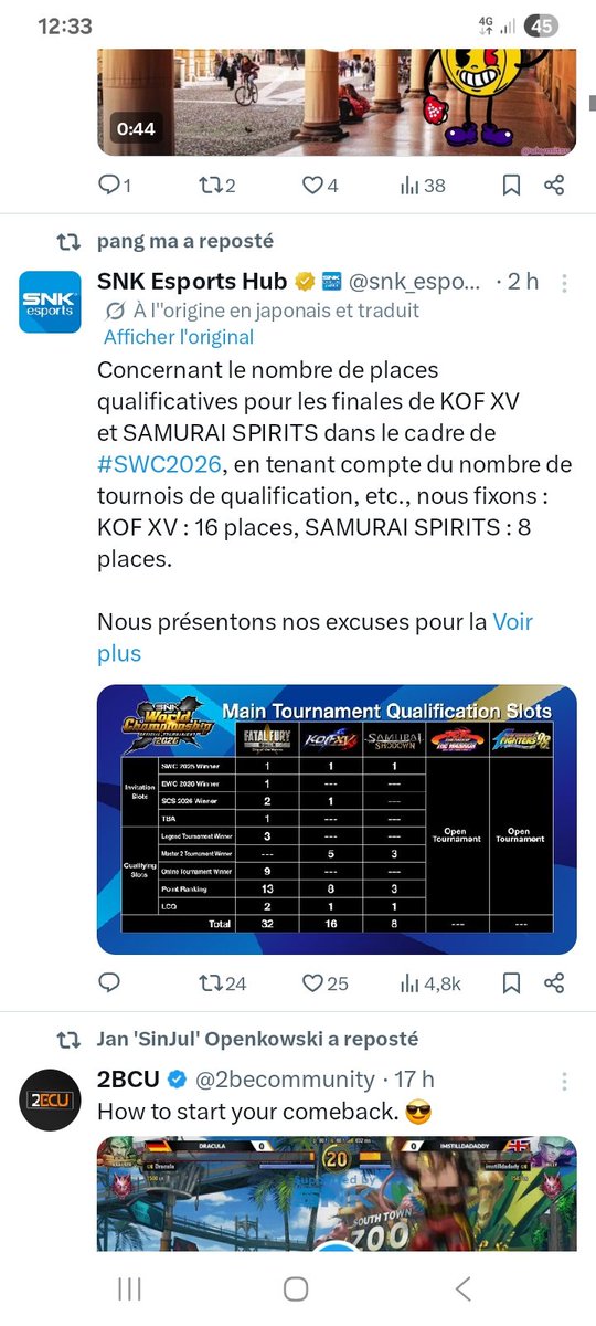 ADNKOFF's tweet photo. We saw an surprise at last minutes we think we manage to support And playing more KOFXV but how come to made dreams not thrue with inly 16 players .
Snk this decison had an big impact all players are disappointed https://t.co/HBGDeSGqnw
