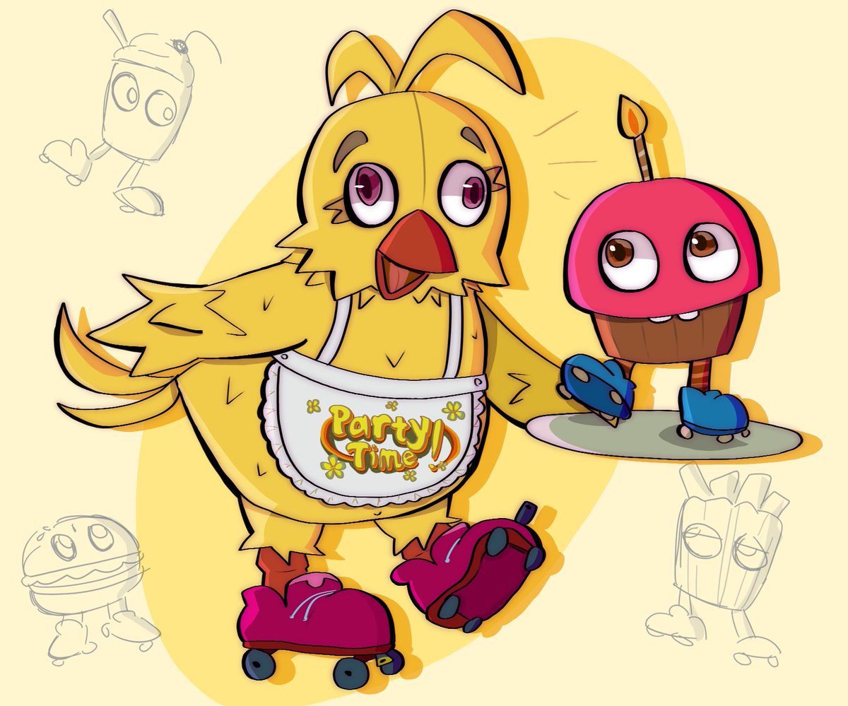 Party time Chica !!!!!!
#fnaf #secretofthemimic #sotm #fnafchica.