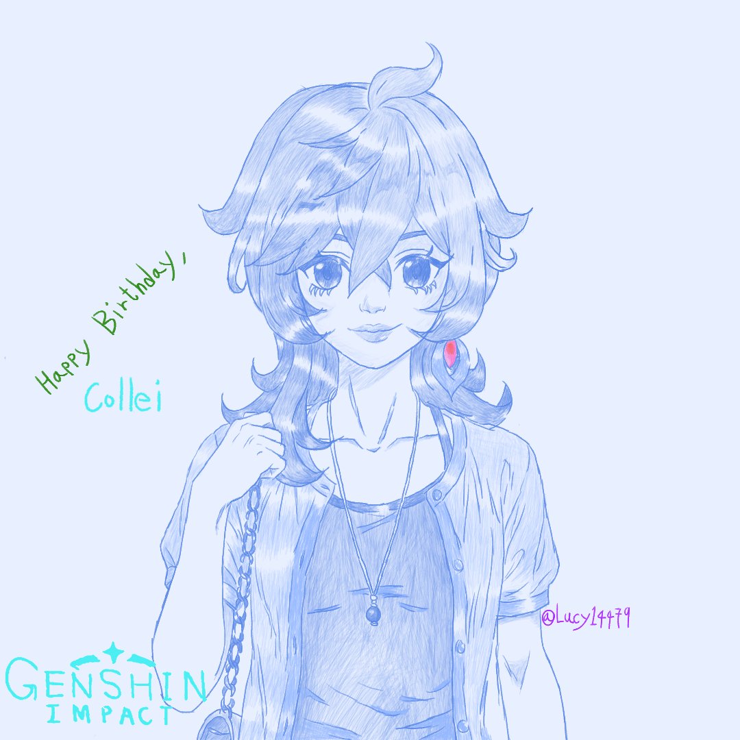 Lucy14479's tweet photo. -Sub Drawing Style Practice10-
[5/8/2026]

Happy Birthday, Collei!
TREE of SAVIOR+#Disney Ver(?)

#GenshinImpact #原神
#Collei #BirthdayCollei
#원신 #ToSW(?)
#그림러 #일러레 #콜레이
【#コレイ生誕祭2026 】
#TREEofSAVIOR https://t.co/by4OJ4TgaP