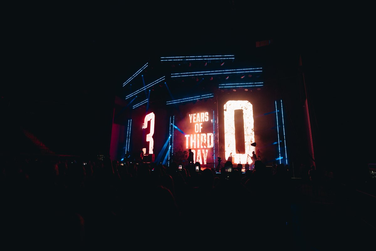 thirdday's tweet photo. Great night in Dayton, OH kicking off the final weekend of the 30th Anniversary Tour! Fairfax, VA, you’re next! #TD30 https://t.co/jOQrFRTkgj https://t.co/BY99u6XAkq