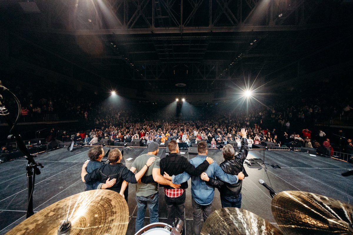 thirdday's tweet photo. Great night in Dayton, OH kicking off the final weekend of the 30th Anniversary Tour! Fairfax, VA, you’re next! #TD30 https://t.co/jOQrFRTkgj https://t.co/BY99u6XAkq