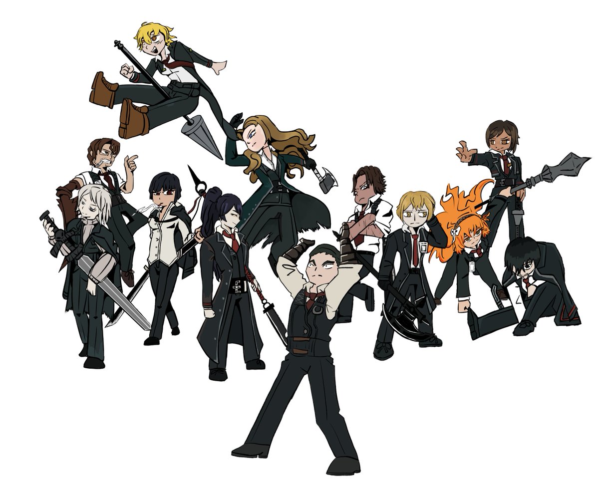 cold_harryice's tweet photo. All 12 Sinners in Limbus Company https://t.co/AWoC07WXcV