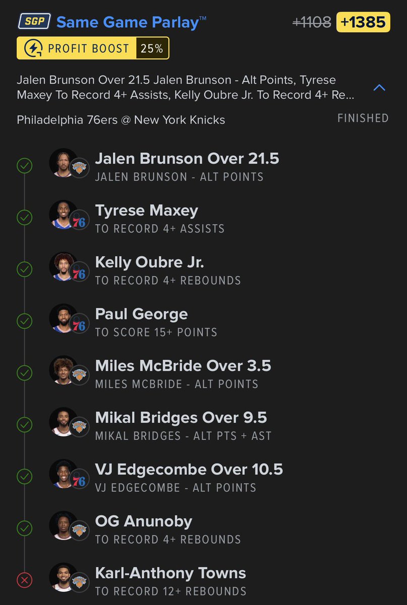 Black Intuitive Bets tweet media