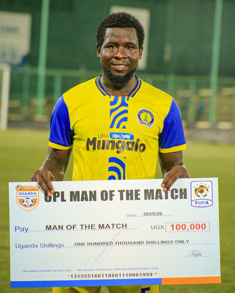 URAFC_Official's tweet photo. ๐๐ข๐ช๐๐ข๐ฌ ๐ค took charge in Kitende!
A commanding display at the back, a goal to earn us a valuable point, and a true Man of the Match performance from Ronald Otti against @VipersSC . ๐ช๐ก๐ต
Well in, Cowboy! ๐๐ฅ
#URAFC | #OneTeamOneDream | #StartimesUPL | #VIPURA https://t.co/kZxMT7yuEv