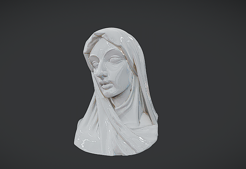 thebestboyyeah's tweet photo. I remembered I had this 3D model and wanted to share it here 😅 Veiled Serenity
 Available on Fab 👇 https://t.co/1MnC1uNoAc #3DModel #3DPrinting #DigitalSculpture #3DArt #3DArtist https://t.co/ylNhYfrr6D