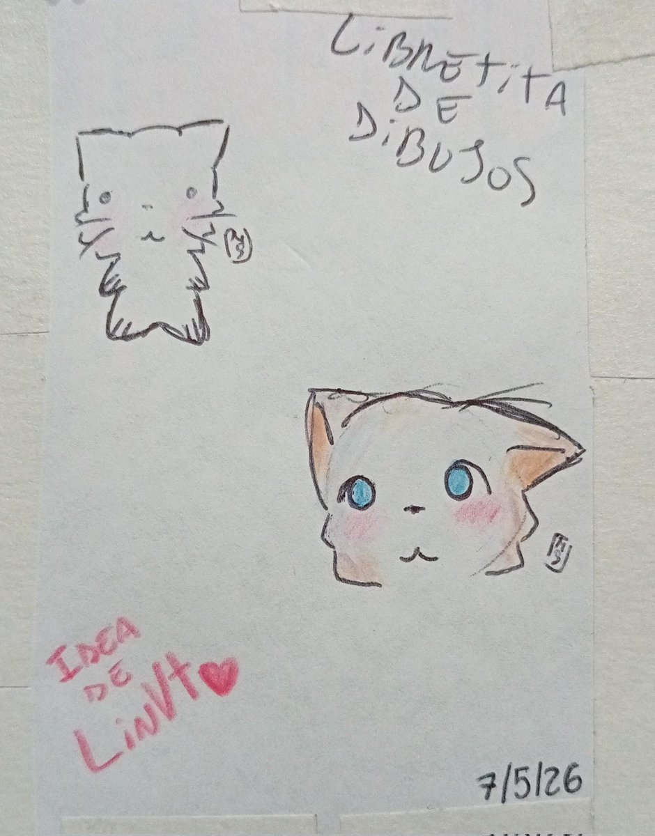 Maitu_Scketches's tweet photo. MICHIIISSS
Ola Lin, ayer que me pasé por el stream te pregunte q podía dibujar y me dijiste q gatitos, así que acá estan jejejej
#gatos #Linvt (nomeseloshashtags) https://t.co/eWmq2Hp0CG