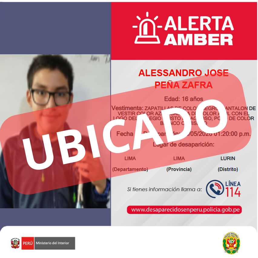 Alerta Amber PNP tweet media