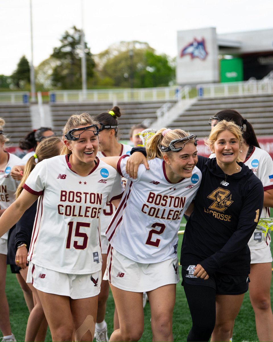 NCAALAX's tweet photo. It means more in the postseason 🫂

#NCAAWLAX x 📸 @BCwlax 
https://t.co/thMGWD1EhD