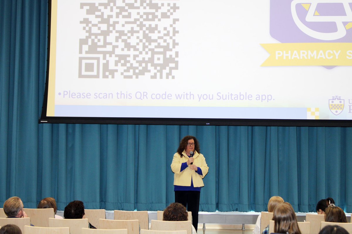 pittpharmacy's tweet photo. In case you missed it: As we recap a few great moments from the spring semester, we’re highlighting a longstanding tradition—our 69th Annual Koch Lecture, featuring guest lecturer Janet Engle, Executive Director of the Accreditation Council for Pharmacy Education.H2P!✨ https://t.co/fid2XJ4r4B