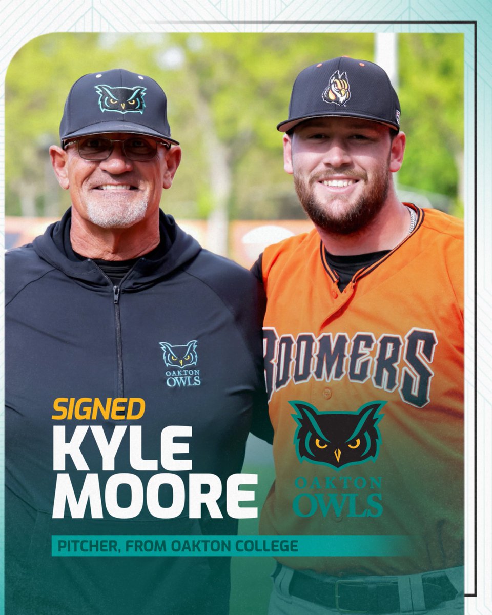 OaktonOwls's tweet photo. Former stand out from Oakton College makes the Frontier League's Schaumburg Boomer's Roster😤
Congrats Kyle Moore #youearnedit https://t.co/kKqZRRGacn
