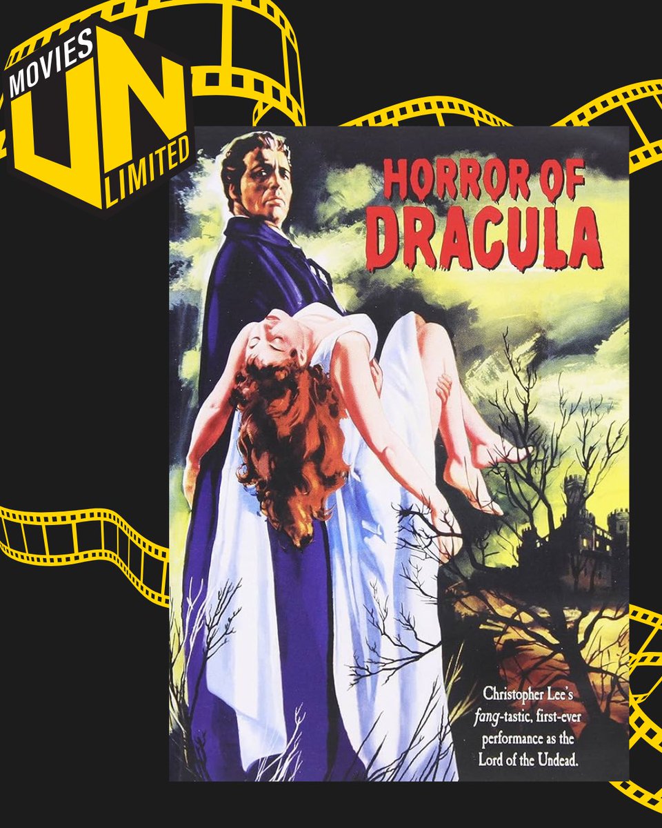 moviesunlimited's tweet photo. "Horror of Dracula," the first movie to feature Peter Cushing as Van Helsing and Christopher Lee as Count Dracula, premiered today in 1958. Enter the vault of horror classics at https://t.co/Pe0X52bWco
#HorrorofDracula #Dracula #Horror #HammerStudios #Movie #Movies #Unlimited https://t.co/Wa5cCMYje3