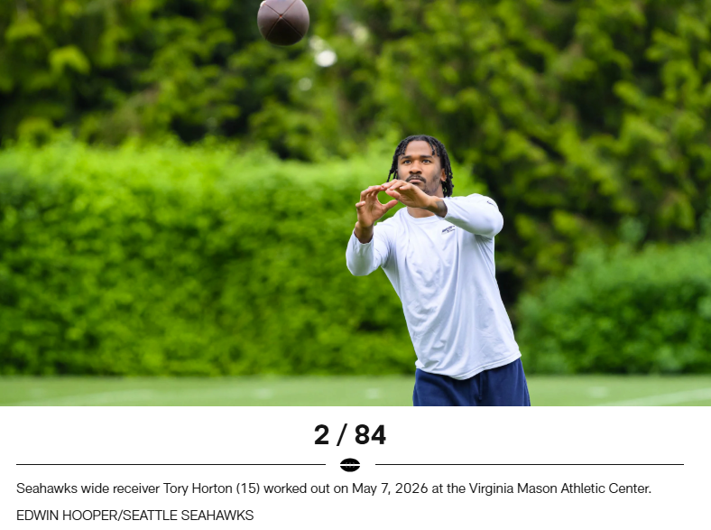 tompage's tweet photo. @bcondotta 

I have questions, has Tory Horton been fully cleared? What is his injury status? 

His injury has been quite a mystery, shin injuries don't normally put players out for the season. https://t.co/KAMRhG5jLW