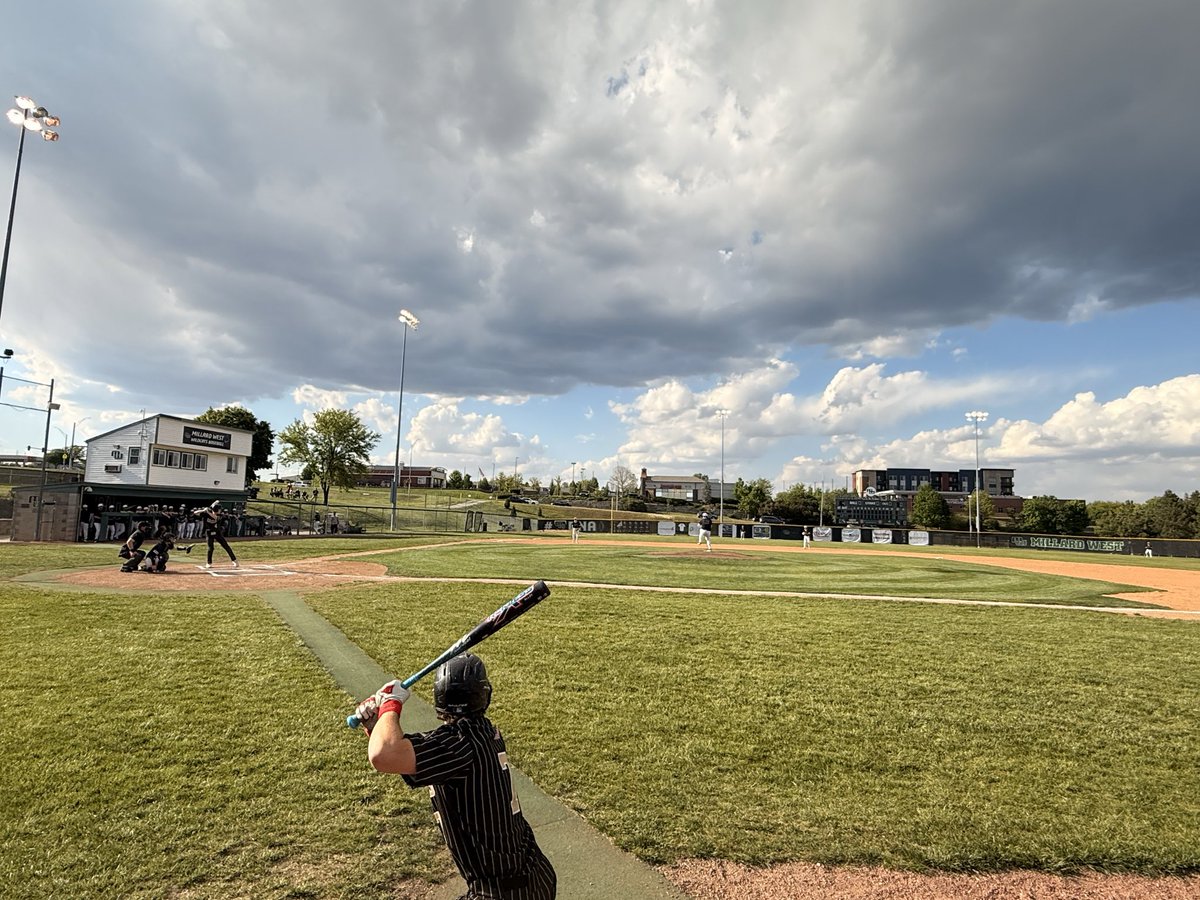 LSEAthletics's tweet photo. District A-4 Baseball at Millard West: Brooks Gordon starts things off with a leadoff HR! 💣 ⚔️ @LSEBaseball https://t.co/kwH9sLenEq