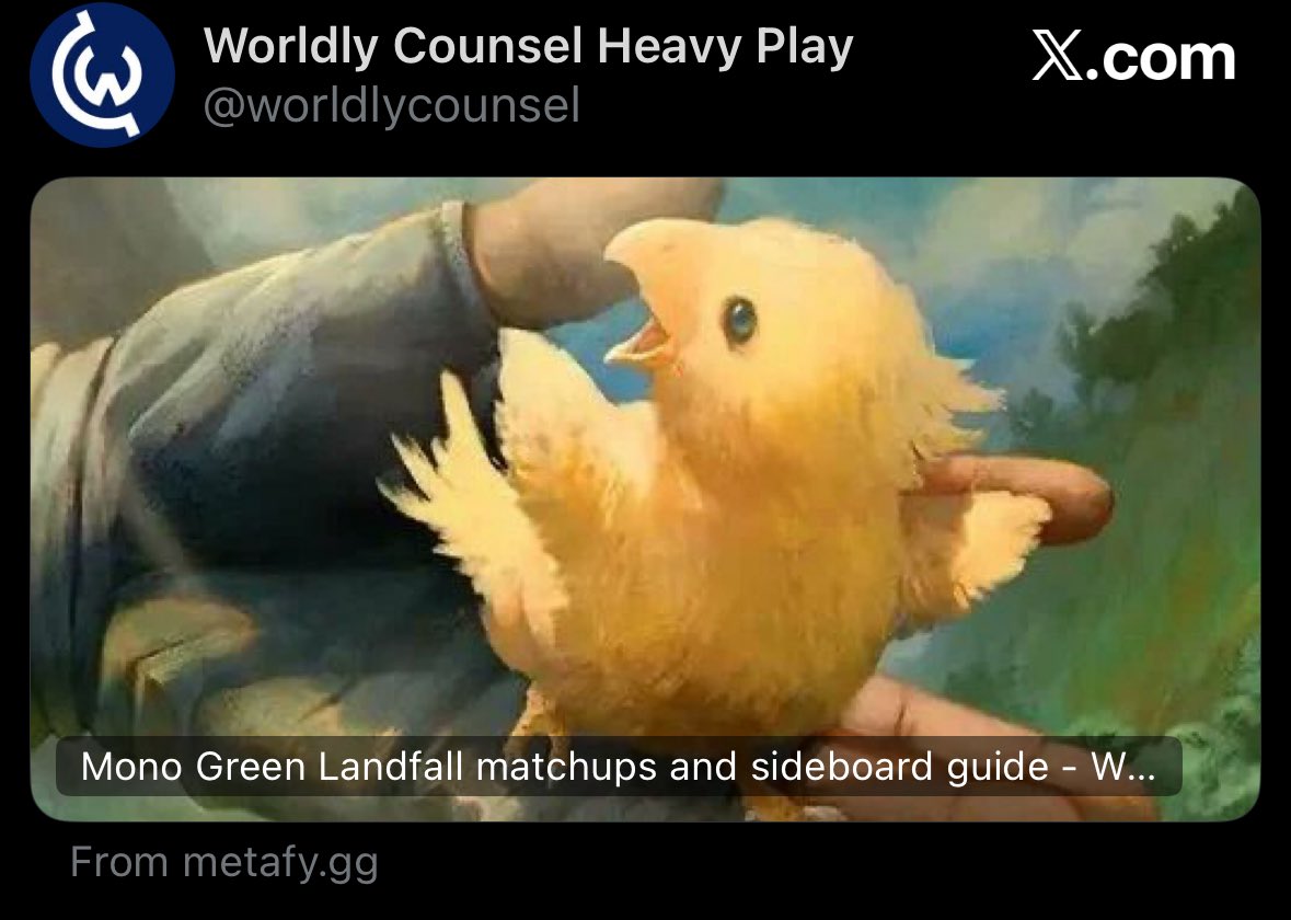 Worldly Counsel Heavy Play tweet media