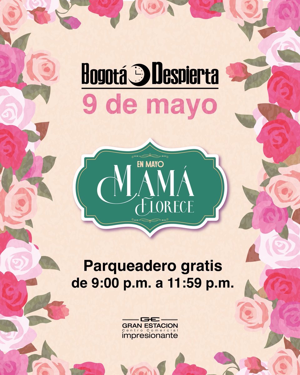 GranEstacionCC's tweet photo. El parqueadero no será un problema para este sábado. 🚘

Prográmate porque a partir de las 9:00 hasta las 11 :59 pm el parqueadero será gratuito 🅿️ https://t.co/9xUKHpD0dF