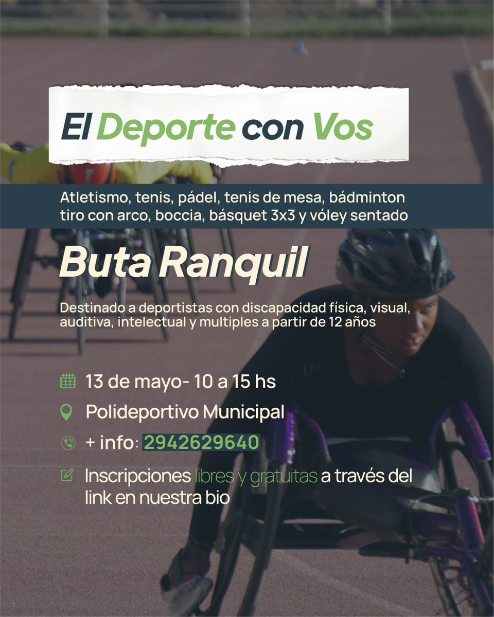 brenbiluron's tweet photo. Promovemos la inclusión y la igualdad de oportunidades.Trabajamos para fomentar la iniciación y el desarrollo deportivo, con una mirada integral y desde la regionalización que impulsa nuestro Gob. @Rolo_Figueroa, para cada neuquino  @julietacorroza https://t.co/kWohOOiG8Z