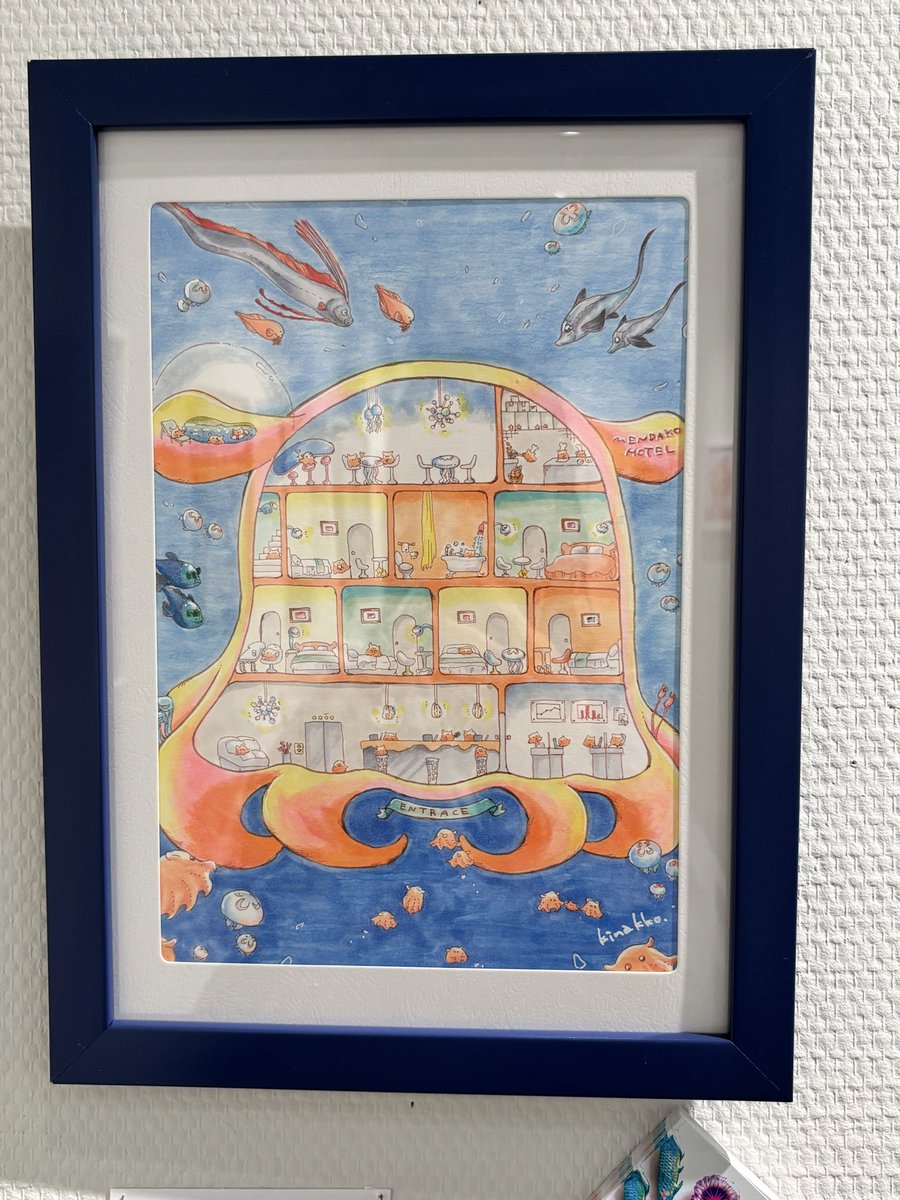 めんだこにまみれてきた(՞㊀ - ㊀՞) #みんなのメンダコ展