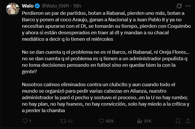 Universitario de Deportes Shitposting tweet media