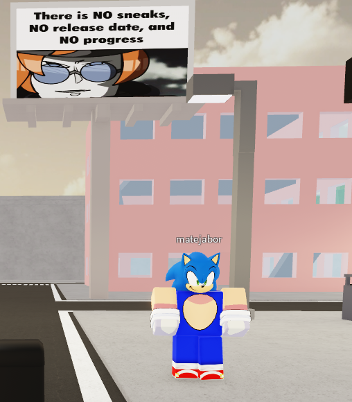 BFlashMerchant's tweet photo. Hello! I couldn't help but notice this Sonic Avatar while I was playing Jujutsu Shenanigans and I had to stop! I almost died just being there! 

Why... are you tanned underneath there? And his quills are all colored wrong from his actual body? This cannot stand... https://t.co/C4pwNC8g7j