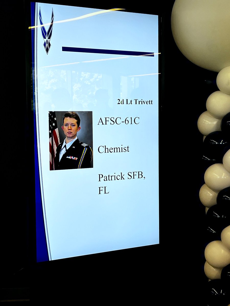 Campbell_CAS's tweet photo. Air Force Detachment 607 Commissioning Ceremony.  Congratulations Campbell Biochemistry major Laura Trivett ‘26, the Air Force’s newest second lieutenant! https://t.co/kQ87eYXI0Y