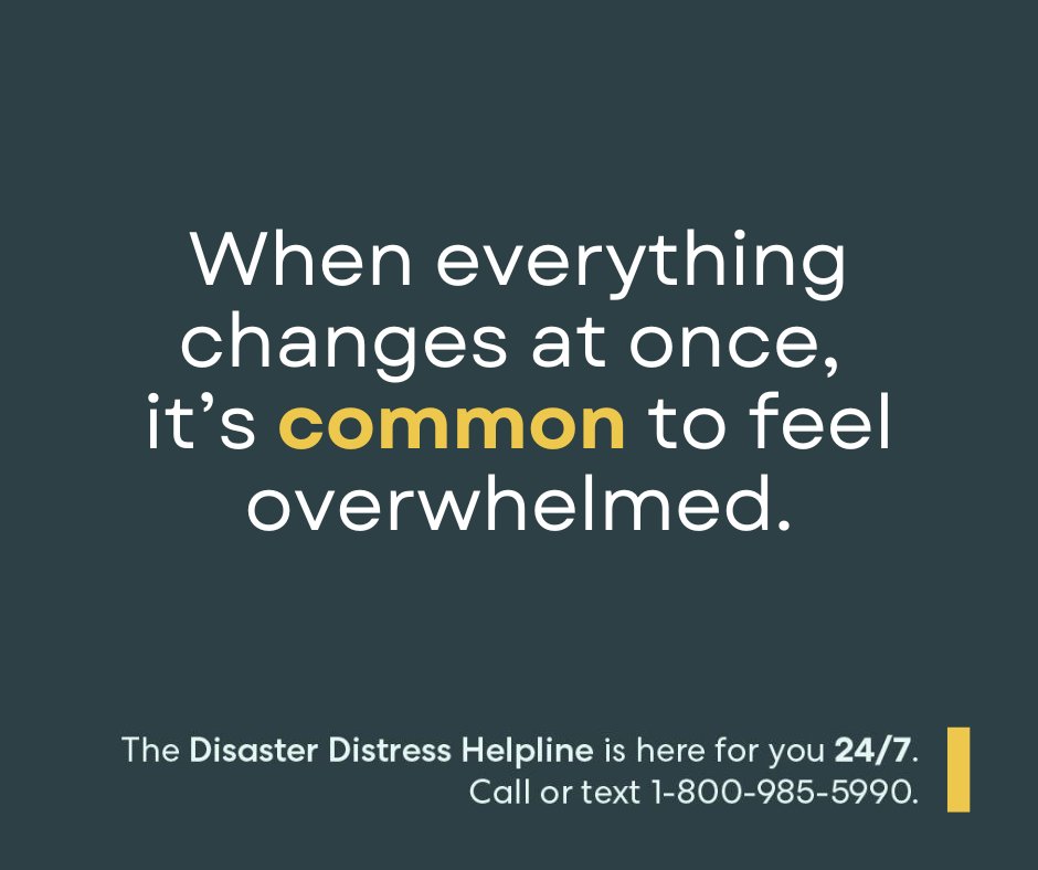 Disaster Distress Helpline tweet media