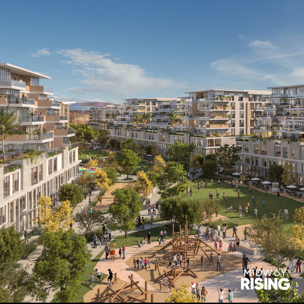 MidwayRising's tweet photo. California state laws ensure cities like San Diego can meet critical housing needs… and Midway Rising is ready to deliver!

Tell City leaders you support A New Midway For All! 👇
https://t.co/py1ugeXof0 https://t.co/uvStCNjJDl