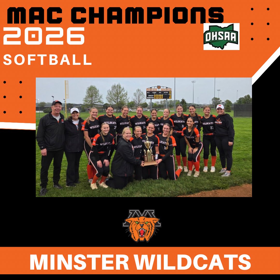 MinsterAthletic's tweet photo. Your MAC Softball Champions! https://t.co/AnDBMSsJry