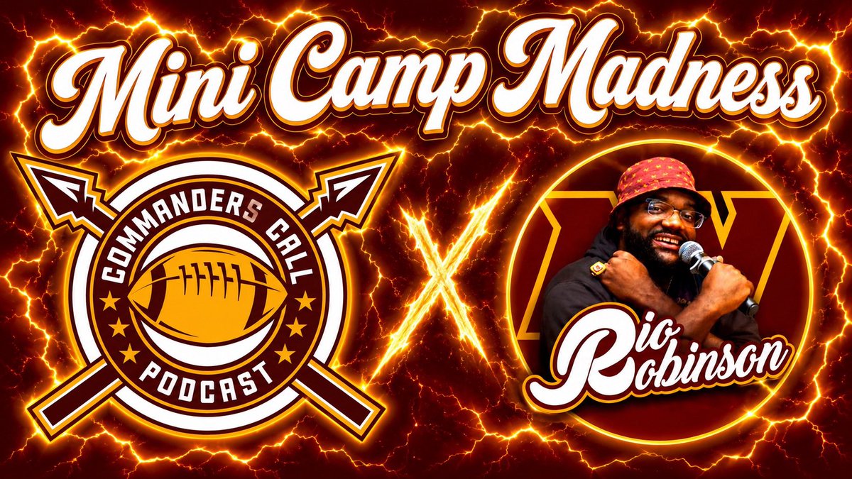 manderscallpod's tweet photo. Join us tomorrow @ 1 PM EST with @Rio_Robinson91 as we talk LIVE about Rookie Mini Camp, jersey numbers &amp; more! https://t.co/kaQodyxnEo