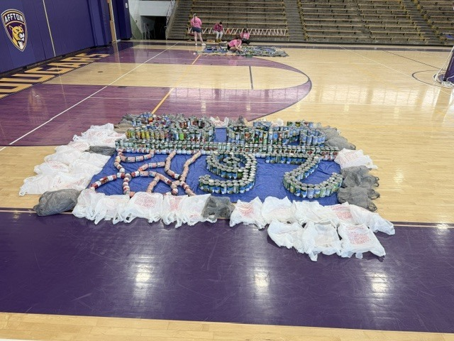 AfftonHS's tweet photo. Post 24 of 26 - The Senior class collected over 900 cans during Sports Night to benefit the Affton Food Pantry. https://t.co/iTao6jPVzS
