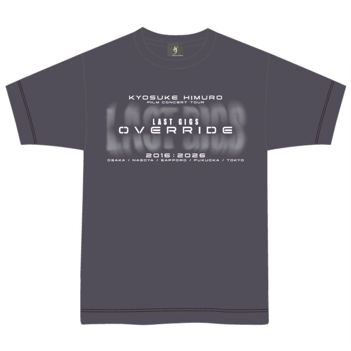 ⚜️ LAST GIGS OVERRIDE ⚜️ 『ツアーTシャツ』 ブラックと