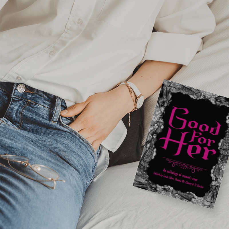mybook.to/goodforher2
Women’s rage isn’t quiet. 
🔥Good For Her is horror fueled by revenge, fury, and justice—and every story hits hard.
#FeministHorror #WomensRage #HorrorBooks #DarkFiction
