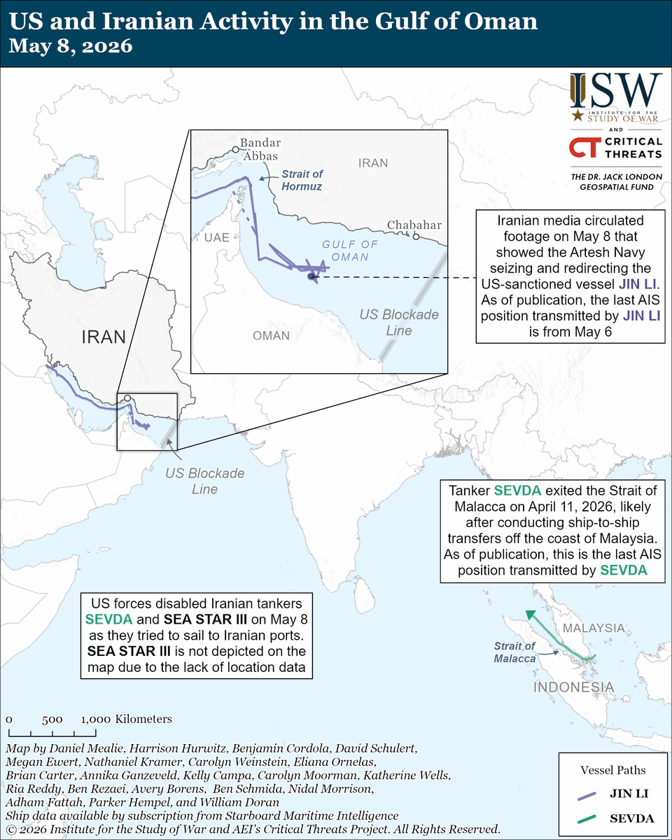 Institute for the Study of War tweet media