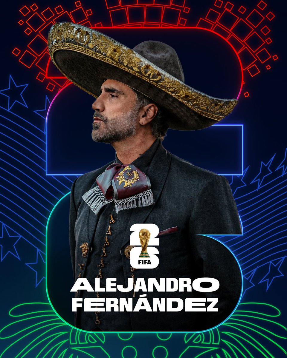 Es un verdadero honor ser parte de esta celebración. Vivirlo de cerca, con todo lo que representa, me llena de orgullo y me recuerda el gran privilegio que es llevar y representar nuestra música mexicana ante el mundo.

#CopaMundialFIFA #WeAre26