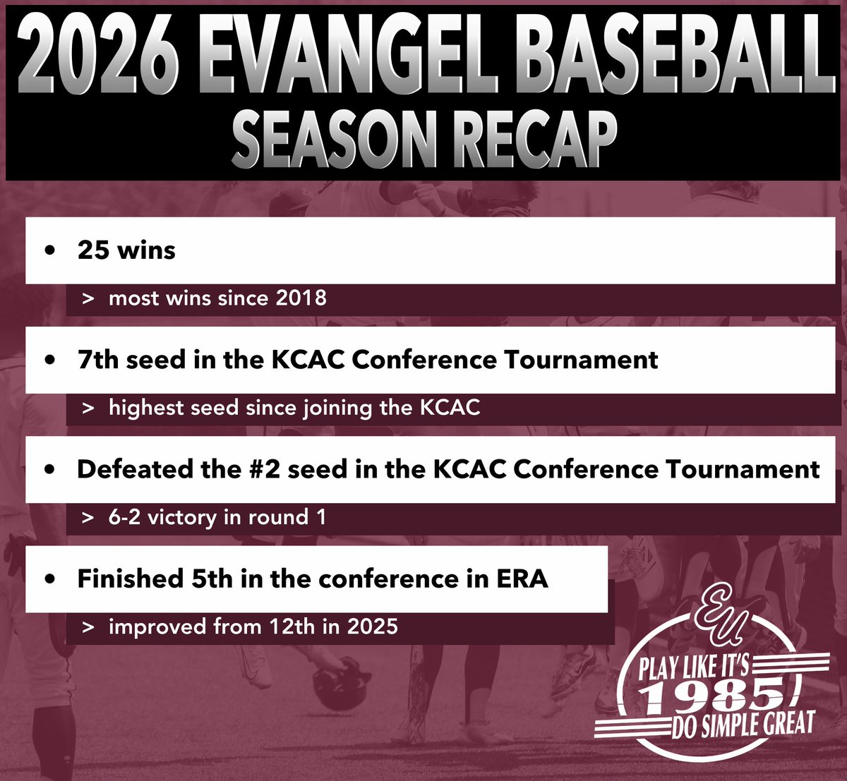 Evangel Baseball tweet media