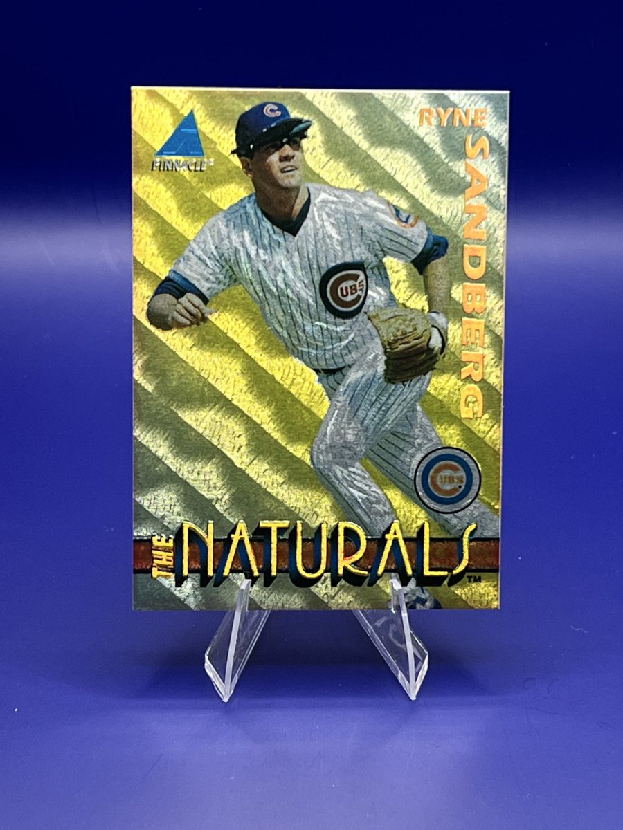CardsByJed's tweet photo. 🚨 GIVEAWAY ALERT 🚨 

Follow and repost for a chance to win this Ryne Sandberg Pinnacle The Naturals card!

Winner will be announced Sunday at 8:30 PM CT. https://t.co/W3IZsgF15R