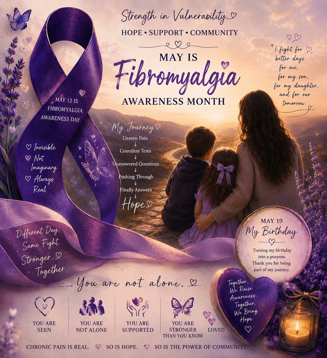 Onlytakesone20's tweet photo. My mom was recently diagnosed with Fibromyalgia, the pain is real &amp; has taken a toll starting to affect her daily life. Sadly there is not enough resources for this disease. So for her birthday (39) she is asking for your help.
Please share &amp; donate 

https://t.co/2X7ssKzxmQ https://t.co/bMJKEqxTYa