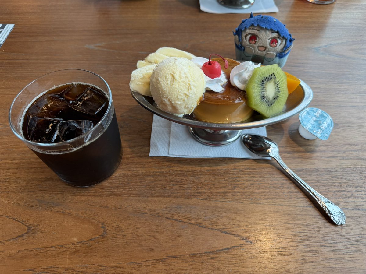 海老名にはなんと！
プリンアラモード、食べる場所沢山

こちらはびなキッチンってところで食べられます
ロマンスカーミュージアム併設のとこですわ😉