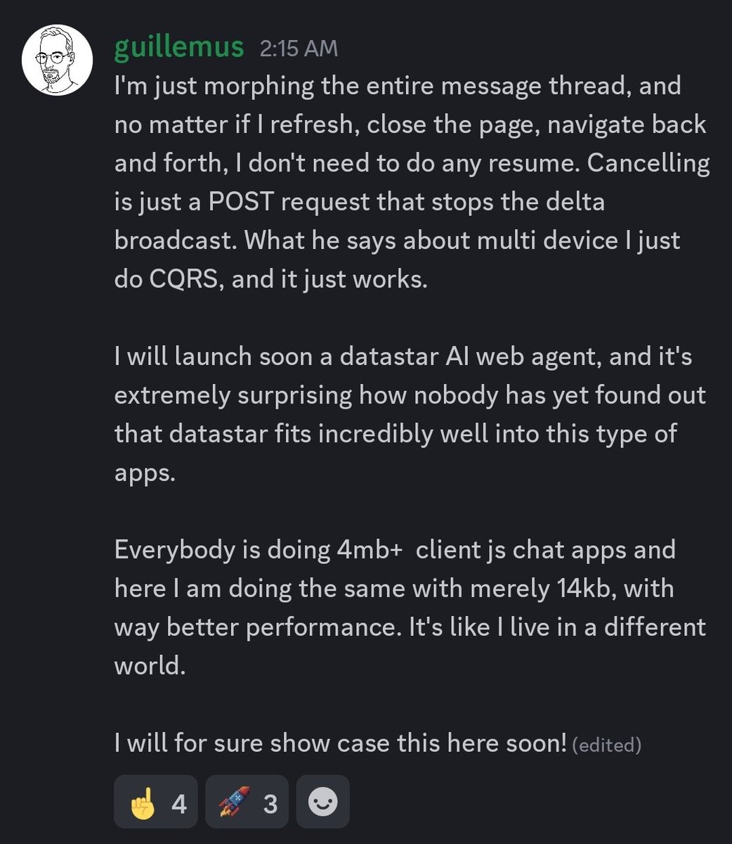 Datastar Cult Leader tweet media